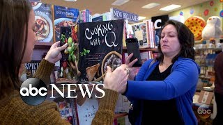 Woman rips out recipes from cookbook at book store  What Would You Do  WWYD [upl. by Keverian]