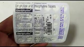 Deriphyllin Tablet  Etophylline amp Theophylline Tablet  Deriphyllin Tablet uses Review Hindi [upl. by Teryn]