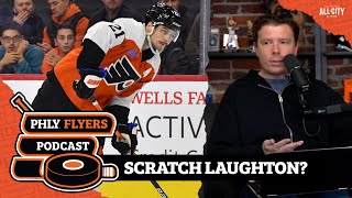 Could the Philadelphia Flyers scratch Scott Laughton  PHLY Sports [upl. by Om]