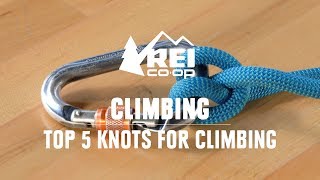 Best Knots for Climbing—The 5 Knots Every Climber Should Know  REI [upl. by Politi]