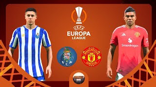 Porto X Manchester United  UEFA Europa League  4K  PS5™ [upl. by Polik]