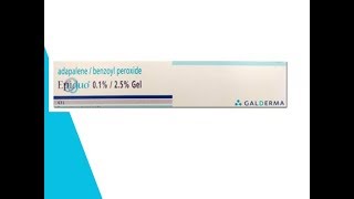 Epiduo Gel For Acne Vulgaris On ClickOnCare [upl. by Kauslick]