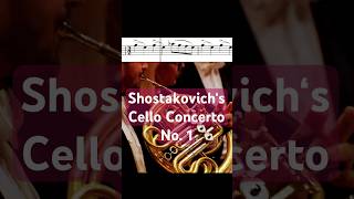 Shostakovich‘s Cello Concerto No1 Horn Solo [upl. by Ralph35]