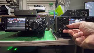 FTDX10 vs IC7300 CW Shootout CQWWDX CW Contest [upl. by Wymore]