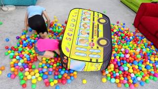 BALL PIT IN MY SCHOOL BUS [upl. by Mumford]