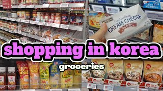 Grocery Shopping in Korea  korean grocery shopping vlog  Food with Prices  korean cooking [upl. by Naol]