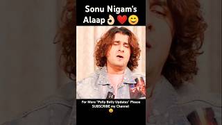 Sonu Nigam Singing ALAAP ❤️👌🏻 sonunigam sonunigamsongs ghajni alaap singing shorts bollywood [upl. by Pontius]