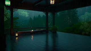 Rain amp Thunder Mountain Cabin Window  Relaxing Sounds for Sleep Insomnia Study PTSD [upl. by Liza885]