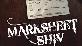 MARKSHEET  SHIV  official visualiser  rap [upl. by Frear]