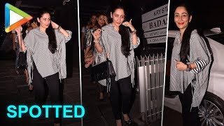 Sanjay Dutts wife Manyata Dutt SPOTTED at Hakkasan [upl. by Ellehcam]