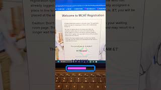 FORGOT to Register for MCAT Exam 😱 premed mcatprep [upl. by Tilagram]