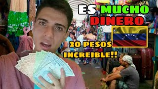 VENEZOLANO REACCIONA CUANTO SON 20 PESOS MEXICANOS EN BOLÍVARES ¿QUÉ SE COMPRA EN VENEZUELA [upl. by Nnahgem]