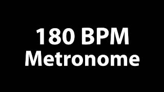 180BPM Metronome Beat  MP3 Metronome [upl. by Allemac326]