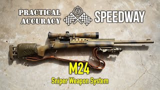 M24 SWS US Sniper Rifle 🏁 Speedway  Long Range On the Clock   Practical Accuracy [upl. by Fu397]