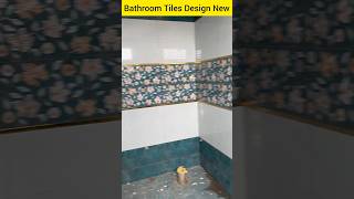 Bathroom New Tiles Design Golden Design bathroomtiles bathroomdesign shorts [upl. by Nirroc]