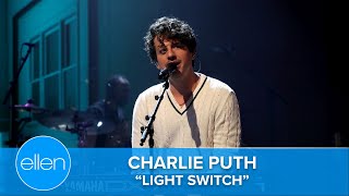 Charlie Puth Performs Light Switch [upl. by Suiramaj]