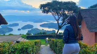 Arcadia Lodges on Lake Bunyonyi Uganda [upl. by Ecirtahs548]