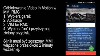 OBDeleven PRO  Video in Motion for RMC Audi A6 C7 [upl. by Eetnod]