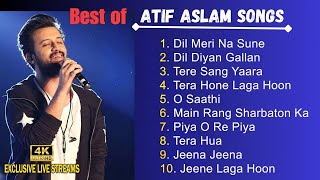 🔴 Live  Best Of Atif Aslam  Atif Aslam Top 10 Songs Jukebox  Atif Aslam Hit Songs 2024 [upl. by Eidualc]