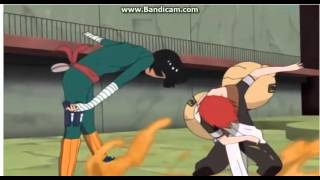 Gaara vs Rock Lee  Full Fight English Dub 1\5 [upl. by Annait]