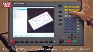 Kent USA ACURITE MillPwr G2 CNC for Knee Mills Quick Overview [upl. by Arretak728]