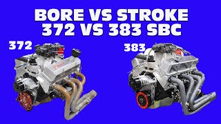 BIG BORE VS BIG STROKE372 VS 383WHICH SBC STROKER DOES IT BEST BONUS TEST302 VS 347 FORD [upl. by Reddy]