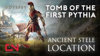 Assassins Creed Odyssey  Tomb of the First Pythia  Ancient Stele Location [upl. by Fennie]