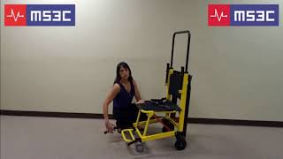 MS3C300TS Manual Evacuation Stair Descent Chair Basic Operations and Demo [upl. by Anires]