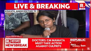 RG Kar Doctors Holds PC LIVE [upl. by Akenal163]