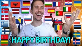 How To Say quotHAPPY BIRTHDAYquot In 35 Different Languages [upl. by Carlson257]