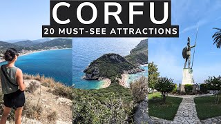 20 GREAT THINGS TO DO IN CORFU GREECE  Beaches Towns Viewpoints amp More [upl. by Bond]