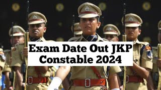 Exam Date OutJKP JammuKashmir police constable 2024Jampk police constable [upl. by Carper]