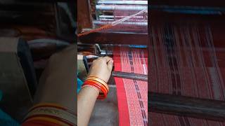 handloom weaving indianheritage odishasambalpurisaree shorts [upl. by Nosyrb752]