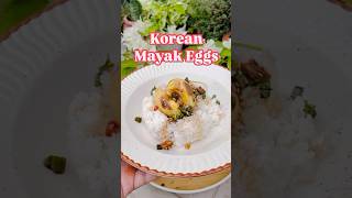 Korean Mayak Eggs  Marinated Overnight in Soya sauce  Korean recipe food shorts [upl. by Barlow]