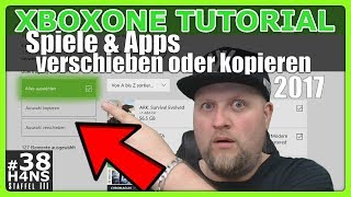 Spiele amp Apps kopieren verschieben 2017 Tutorial Xbox One 38  Deutsch [upl. by Whitnell518]