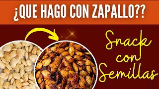 AHORRA💲 DESCUBRE COMO HACER 🎃 Semillas de Calabazas Especiadas Calabaza zapallo [upl. by Glover388]