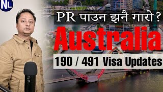 Australia PR Update  190 amp 491 State nomination visa quota 202324 Nepali [upl. by Asseral665]