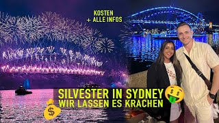 Silvester in Sydney  Feuerwerk an der Harbour Bridge  Canteen House [upl. by Shandie62]