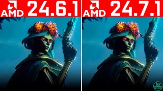 AMD Driver Update 2471 vs 2461 Driver Comparison RX 6600 [upl. by Anialam]