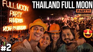 World Famous FULL MOON PARTY KOH PHANGAN THAILAND  Complete Guide [upl. by Haeel]