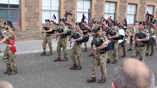 The Black Watch play quotThe Atholl Highlanders amp The Glendaruel Highlandersquot Perth 2018 4KUHD [upl. by Niac]