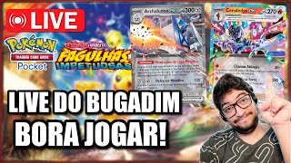 LIVE BUGADA  BORA PVP DO POCKET E BORA TESTAR DECK CERULEGDE E ARCHALUDON EX  POKÉMON TCG LIVE [upl. by Ttekcirc]