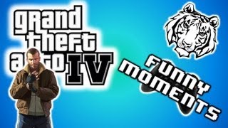 GTA IV Funny Moments  Gas Station Explosion Moped Swag and Corpse Launches quotFunny Stuffquot [upl. by Aliahkim]