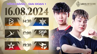 BOX VS SH  BSS VS SGP  1S VS FPT  VÒNG BẢNG ĐTDV MÙA ĐÔNG 2024  NGÀY 1608 [upl. by Scharff]