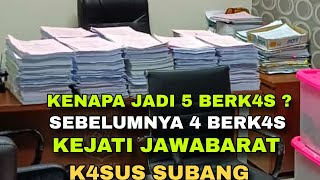 KENAPA 5 BERK4S  SEBELUMNYA 4 BERK4S K4SUS SUBANG [upl. by Estevan453]