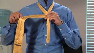 How To Tie and Dimple your Necktie Half Windsor [upl. by Eilla]