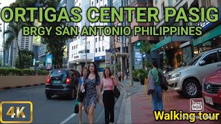 One of the Most Modern City in PhilippinesEarly Night Walk in Ortigas Center Pasig City4K [upl. by Atter169]