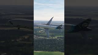 Alaska Airbus A320 Landing at Berlin Airport  Plane Spotting aviation automobile [upl. by Azelea89]