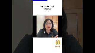 IIM Indore EPGP Program 1 Year MBA [upl. by Olram]