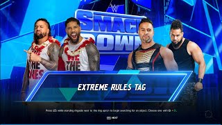 Jey Uso amp Jimmy Uso Vs Tama Tonga amp Tanga Loa  Tag Team Match  SmackDown  WWE 2k24 [upl. by Llien]